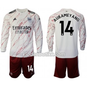 Arsenal Pierre-Emerick Aubameyang 14 Barn Bortedraktsett 2020-2021 Langermet (+ Korte bukser)